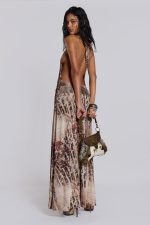 Valentina Asymmetric Cut Out Maxi Dress - Image 6