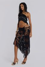 Asha Fringed Top With Buttons - Image 5