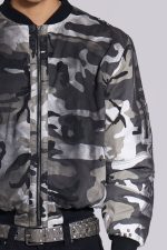 Dirty Camo Bomber Jacket - Image 5