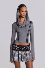 Signature Camo Pleated Mini Skirt - Image 8