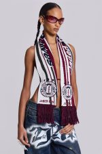 Merch 3-in-1 Backless Football Scarf Top - Image 8