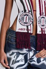 Merch 3-in-1 Backless Football Scarf Top - Image 4