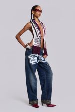 Merch 3-in-1 Backless Football Scarf Top - Image 6