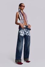Merch 3-in-1 Backless Football Scarf Top - Image 9