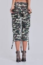 Stella Camo Leopard Cargo Capri Trousers - Image 6