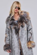 Alpha Faux Shearling Coat - Image 2
