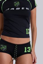 Black No.13 Football Mini Shorts - Image 11