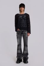 Black Stray Knit - Image 3