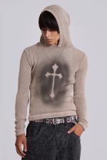 Sainted Knit Hoodie - Image 4