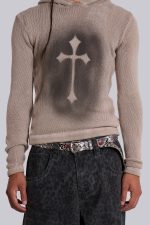 Sainted Knit Hoodie - Image 5