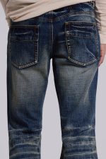 Mid Blue Drift Flared Jeans - Image 6