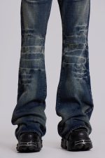 Mid Blue Drift Flared Jeans - Image 7