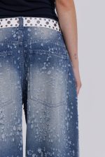 Mid Blue Shredded Colossus Jeans - Image 13