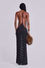 Noir Knit Maxi Dress - Image 4