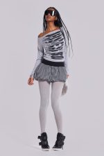 Obsessed Slashed Layered Top - Image 3