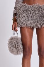 Haka Mongolian Faux Fur Handbag - Image 3