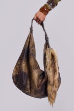 Ryder Studded Faux Leather Slouch Bag - Image 4