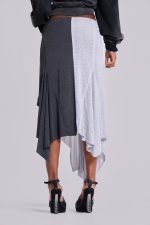 Sasha Asymmetric T-Shirt Midi Skirt - Image 6