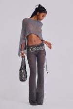 Infinity Multiway Knit Cape in Gunmetal - Image 7