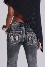 Rock Revival Madison Bootcut Jeans in Washed Black - Image 7