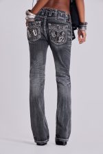 Rock Revival Madison Bootcut Jeans in Washed Black - Image 5