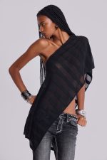 Infinity Multiway Cape in Noir - Image 3
