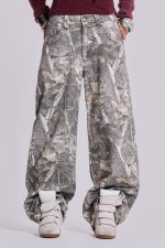 Woodland Camo Colossus Baggy Jeans - Image 2