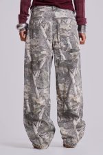Woodland Camo Colossus Baggy Jeans - Image 4