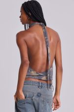 Enya Camo Backless Top - Image 3
