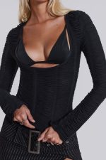 Rain Long Sleeve Top with Bralette - Image 2