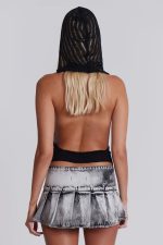 Arular Knit Backless Top - Image 2