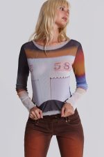 Reverie Mesh Long Sleeve Top - Image 2