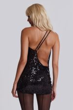 Black Vixen Mini Dress - Image 5