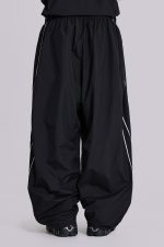 Black Vapor Tracksuit Bottoms - Image 9