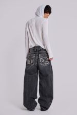 Rock Revival Axel Colossus Jeans in Washed Black - Image 2