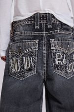 Rock Revival Axel Colossus Jeans in Washed Black - Image 4