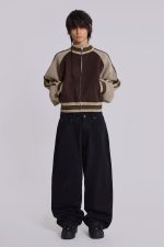 Brown Team 85 Knitted Bomber Jacket - Image 4