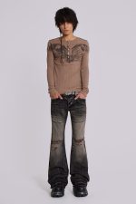 Dune Drift Flared Jeans - Image 3