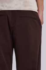 Brown Stacked Bootcut Suit Pants - Image 7