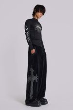 Sinner Velour Joggers - Image 3