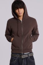 Chocolate Brown Mini Monster Hoodie - Image 6