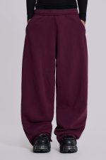 Dark Burgundy Monster Joggers - Image 3