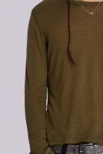 Khaki Mist Long Sleeve Top - Image 6