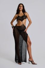 Echo Crochet Maxi Dress - Image 7
