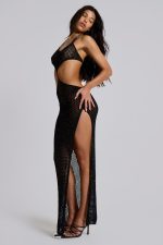 Echo Crochet Maxi Dress - Image 4