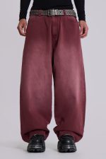 Burgundy Washed XL Colossus Jeans - Image 7