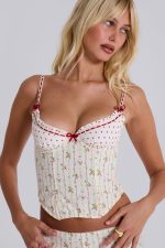 Maria Ruffle Corset Top - Image 4