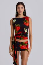 Camarosa Strawberry Mini Shorts - Image 7