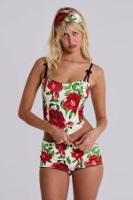 Scarlet Satin Mini Shorts - Image 8