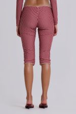 Freda Gingham Swim Capri Trousers - Image 3